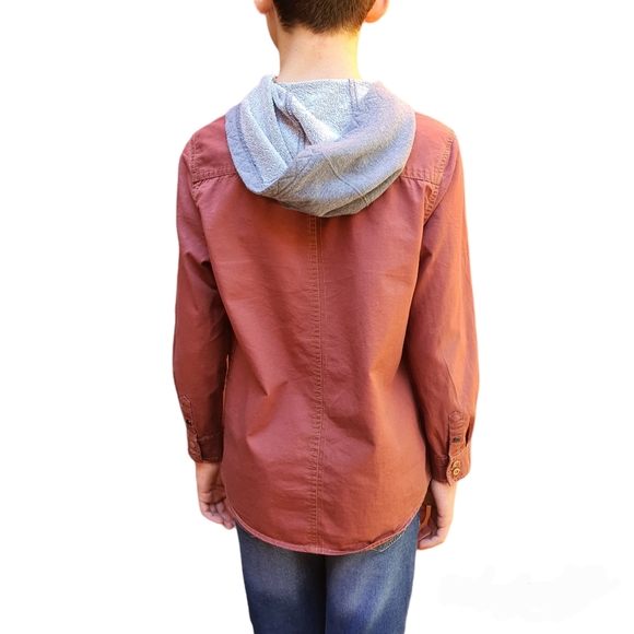 Mooks Clothing Co. Long Sleeve Hooded Boys Shirt - Picture 3 of 8